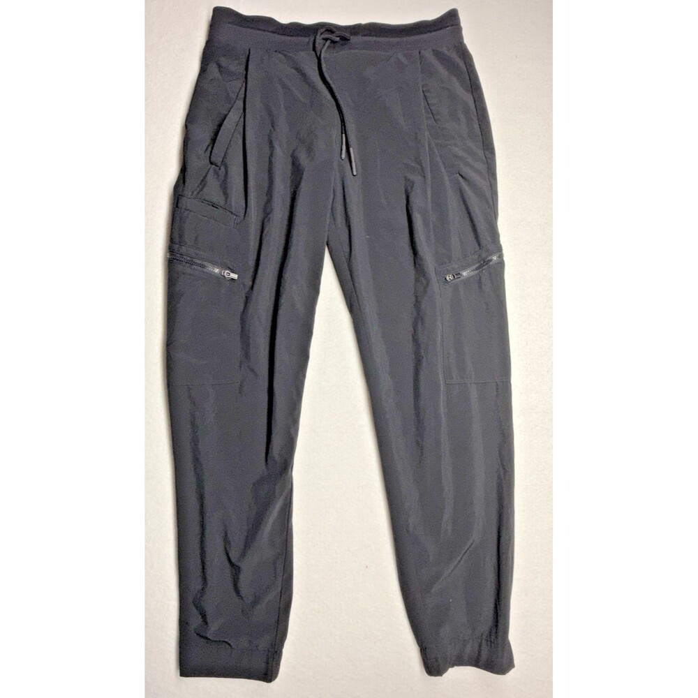 Athleta Go Far Travel Jogger Pants Women’s 2P Black Cargo Lightweight Stretch